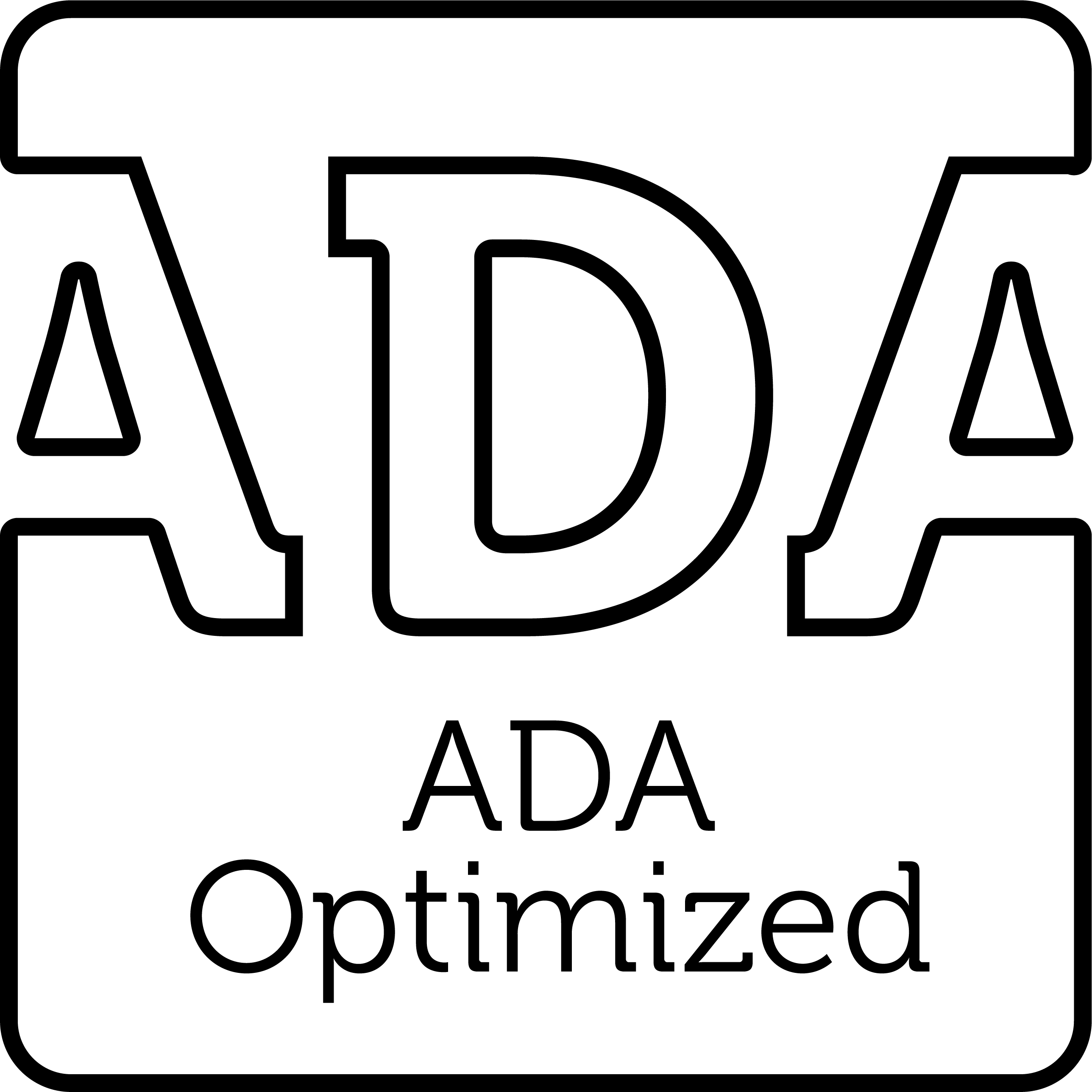 ADA Optimized Website